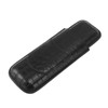 Cigar Case 2 Finger Moisturizing Faux Leather Portable Cigar Box