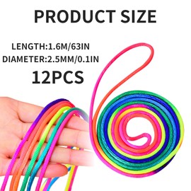 Pack of 12 Finger Twist, Thread Game, Twister Game, Rubber Twist School Cone, Small Gifts, Small Items, Contents for Girls, Children, Finger Game, Twister Game for Children, Pig Game Foot Spinner