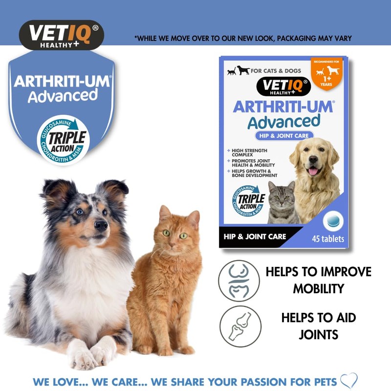 VETIQ Arthriti-Um Advanced Hip & Joint Care Supplements For Cats