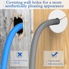Pack of 7 Wall Feed-Through for Cable Management Set, Wall