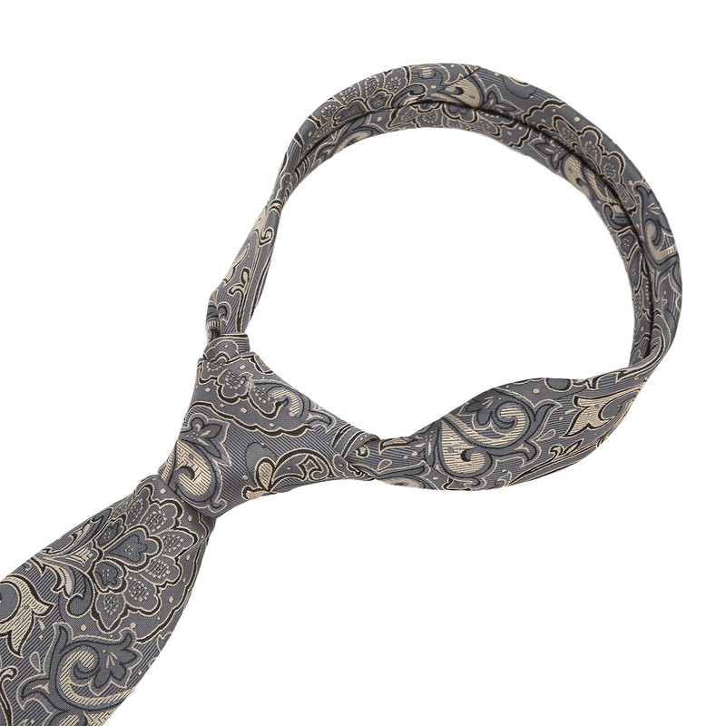 6pcs Paisley Ties Set Casual Business Style Polyester Yarn Paisley