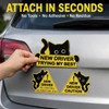 3PCS Cat Student Driver Magnet, Please Be Patient Car Signs