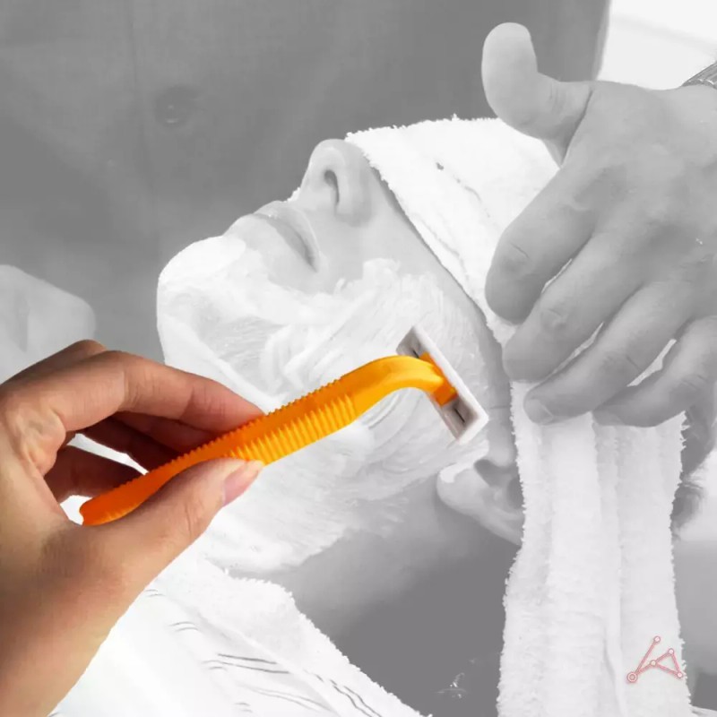 X2EA 2중날 일회용면도기(100개입) X2EA Double Edge Disposable Razor (100 Pieces)