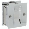 Delaney Hardware 270106-Pocket Privacy Sliding Pocket Door Lock Privacy, Polished Chrome