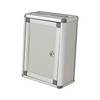 yuksok Small Suggestion Box with Lock Organizer Letter Box Multipurpose