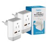 Ceptics 2 Pack European Travel Plug Adapter, US to Europe