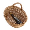 Decorative Stripes Shopping Basket