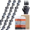 Savior 33RS-72 20 Inch Chainsaw Chain 3/8" Pitch .050" Gauge 72 Drive Links for Stihl MS391 MS311 MSE 250 Husqvarna 455 555 Rancher Chain Replace 585550072 X H80 33RS3-72 3624 005 0072 E72-3 Chains
