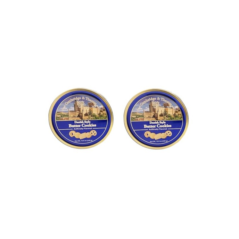 Cambridge & Thames Cookies - Danish Style Butter Cookies In