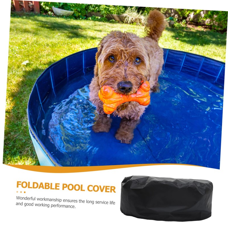 BESPORTBLE Outdoor Round Pool Cover Foldable Bath Pool Protector Solar