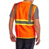 SMART Q CLASSIC Hi-Vis Premium Safety Vest, orange