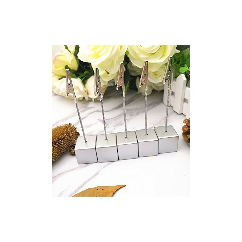 10pcs Table Number Holder Name Place Card Holder Memo Clip