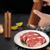 2 Pack Acacia Wood Salt and Pepper Grinder Set with