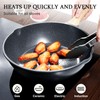 GiPP Ceramic Nonstick Deep Frying Pan Skillet, 12" Saute Pan