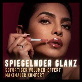 Max Factor 2000 Calorie Lip Glaze, Coloured High Gloss Lip Gloss with Volume Effect, Nutrient Complex with Hyaluronic and Squalane, Vegan, Colour 000 Melting Ice, 4.4 ml