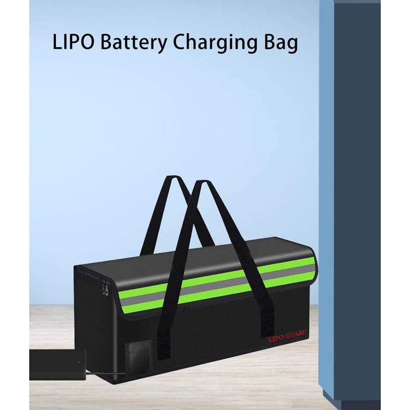 Lipo Battery Safe Bag Large Capatity Fireproof Bag for Ebike