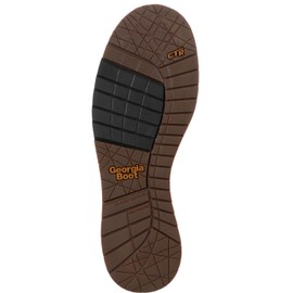 Georgia Boot AMP LT Wedge Pull On Work Boot, Brown, Size 11.5(W)