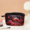 MoCaliduccious Flamingo Print Women's Makeup Bag Beach Travel Organizer Women's