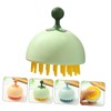 Mikinona Scalp Massager Brush Dual-use Scalp Scrubber Hair Cleaning Shampoo