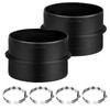 2PCS 75mm Heater Ducting Connector, Plastic Ducting Joiner Connector with
