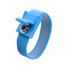 Quadrios ESD Wrist Band Blue Press Stud 10 mm