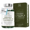 AAVALABS Organic Spirulina and Chlorella Capsules [1800mg] - 200 Chlorella