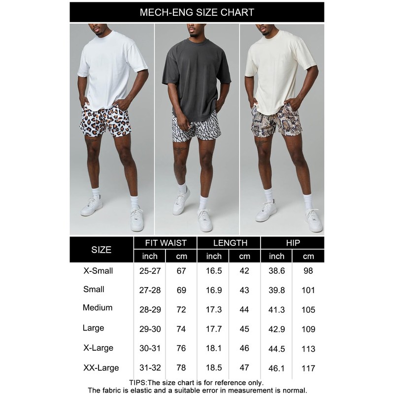 MECH-ENG - Pantalones cortos gráficos para hombre, para entrenamiento, boxeo,