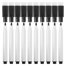 TEHAUX 20 Piezas Marcadores Borrables Para Pizarra Blanca Bolígrafo Base De Agua Con Negro Para Escritura y Dibujo Tableros Blancos