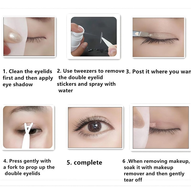Eyelid Tape Invisible Eye Stickers Portable Breathable Natural Invisible Single