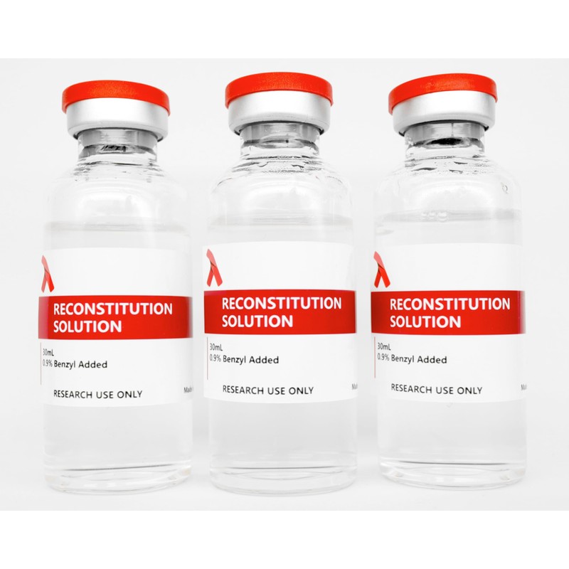 Reconstitution Solution - 3 Pack - 30mL Glass Vials -