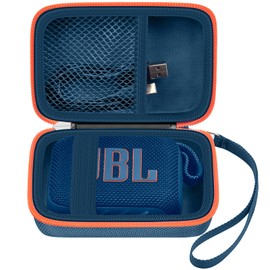 Carry Case Compatible with JBL Go 4 Portable Bluetooth Speaker Box Pro Sound - Bag Only (Blue)