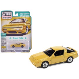 Auto World's Modern Muscle Series 1/64 Diecast Model Car DCD 1988 Chrysler Conquest TSi in San Marino Yellow
