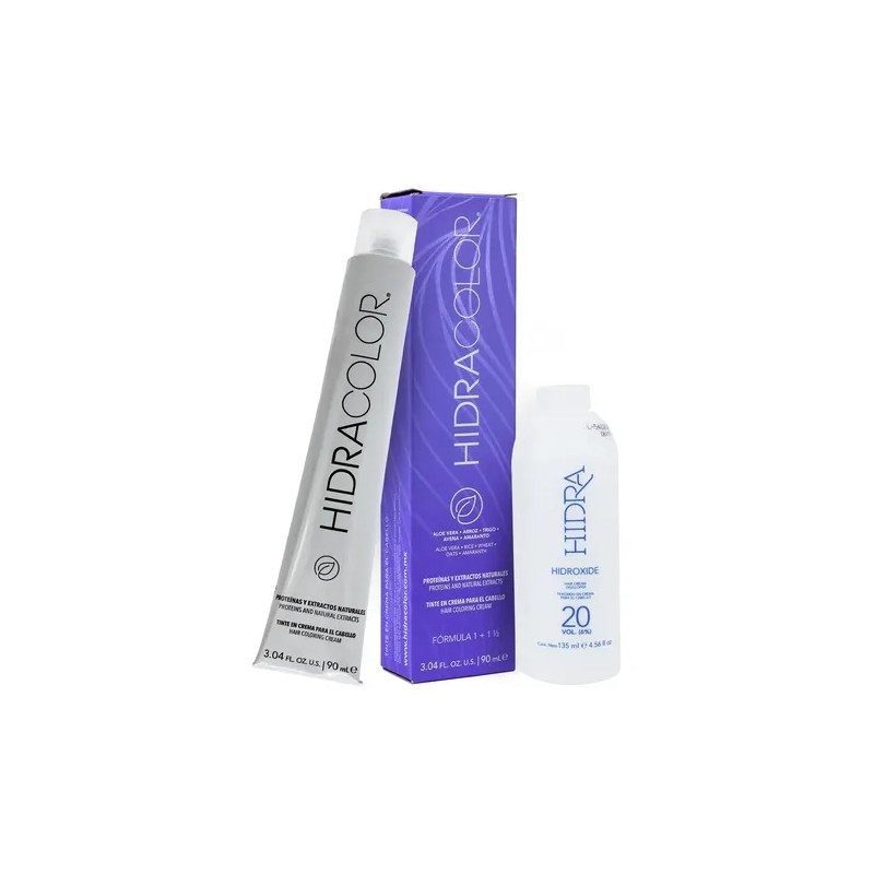 Tinte Para Cabello Hidracolor Naturales 90 Ml + Peróxido