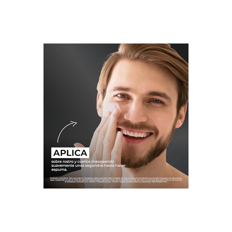 ASEPXIA Carbón Detox Jabón en Barra, Efecto purificante, remueve toxinas