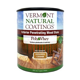 Vermont Natural Coatings PolyWhey Exterior Penetrating Stain - Golden Cedar - Quart
