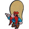 Cartoon Yosemite Cowboy Sam Pointing 3.5" Tall Embroidered Iron on
