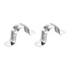 sourcing map 2Pcs Rigid Pipe Straps, 30mm(1.18") 201 Stainless Steel