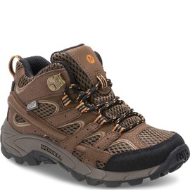 Merrell Moab 2 MID WTRPF Hiking Boot, Earth, 11 Wide US Unisex Big_Kid