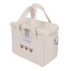 Diaper Shoulder Bag Oxford Cloth Large Capacity Embroidery Bear Pattern
