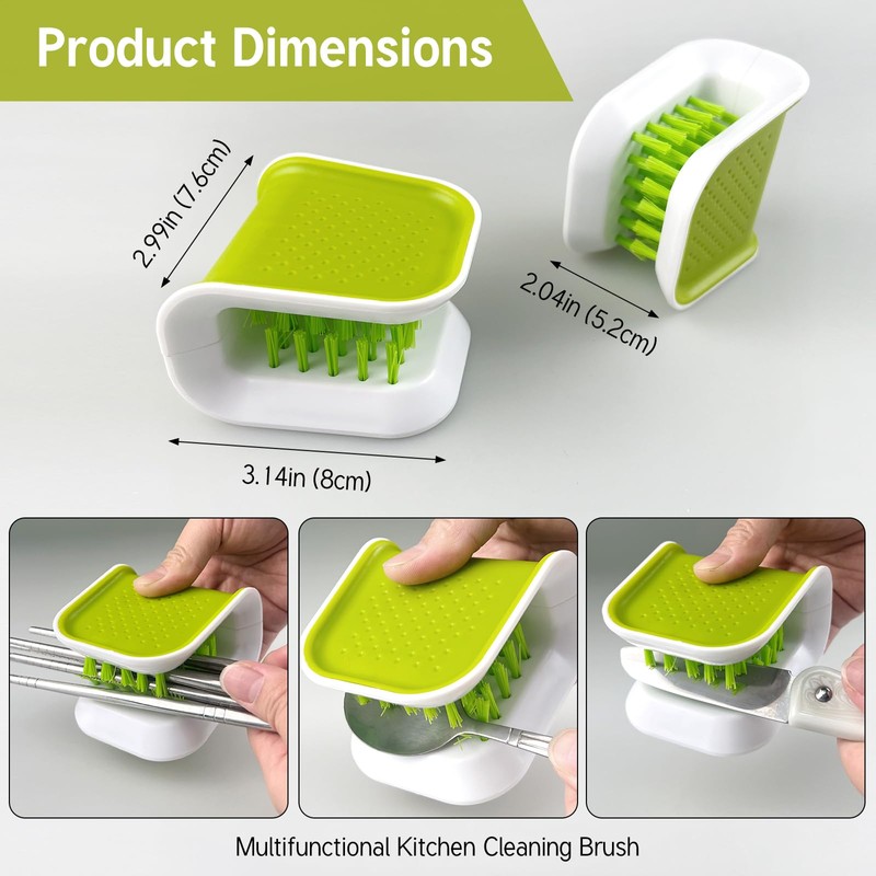 Jaasuee Blade Brush for Kitchen Washing - Knife and Cutlery