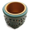 Incense Burner, Jodo Shinshu Buddhist Altar, Higashi, Otani School Crest
