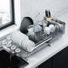 Kitsure Large Dish Drying Rack - Extendable Dish Rack, Multifunctional