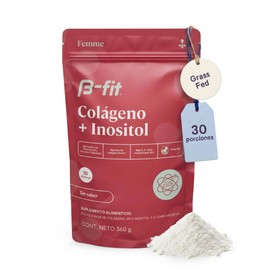 B-FIT Colágeno + Myo D-Chiro Inositol 40:1 en Polvo Suplemento Para Mujer