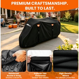 Hicover 600D Adult Tricycle Cover Waterproof Heavy Duty with Lock Hole