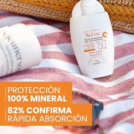 AVNE Fluido Mineral FPS50 Protector Solar Rostro Piel Intolerante 40 ml - Producto Original de Alta Calidad, Entrega Rápida y Segura, Garantía Incluid