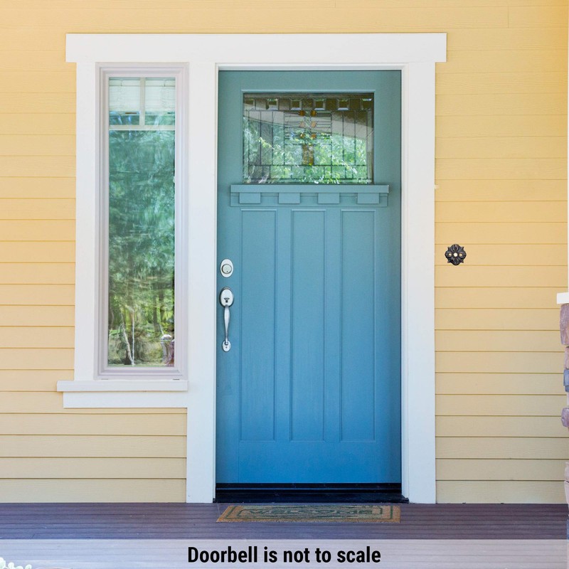 Waterwood Solid Brass Avalon Doorbell in Oil Rubbed Bronze -