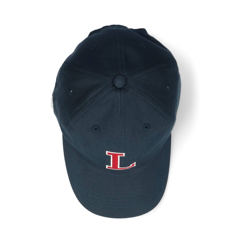 Lacoste Big L Logo Twill Cap, 013 navy