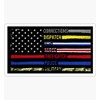 First Responder Flag Graphic Design - Sticker Graphic - Waterproof - Fade Resistant Die Cut