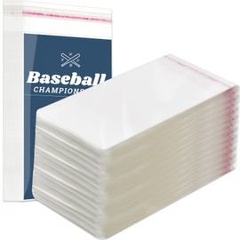Lewtemi Graded Card Sleeves Resealable Team Bags for Trading Cards Baseball Sports Slabs Holders Plastic Collectible Slabs Protection (900 Pcs)