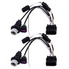 Daydmaly 2PCS Projector Headlights Conversion Adapter Wire Harness Fit for